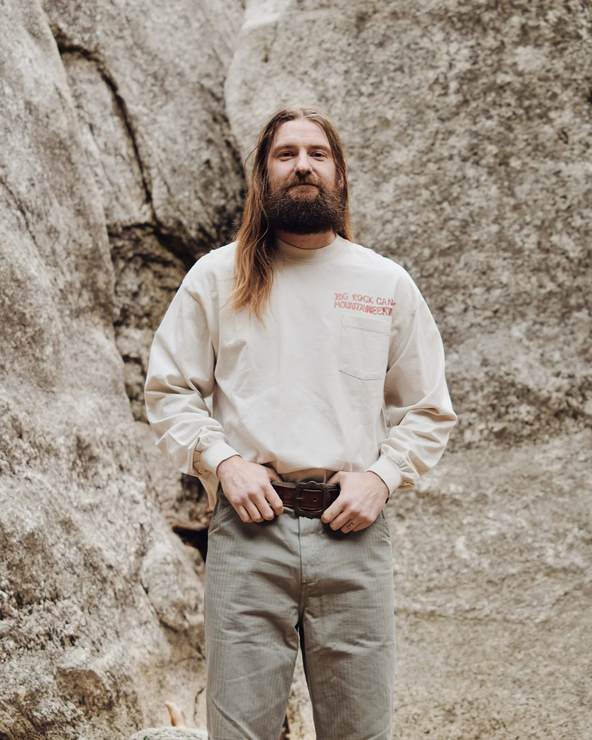 The Nose Long Sleeve Tee - Cookie - Image 6