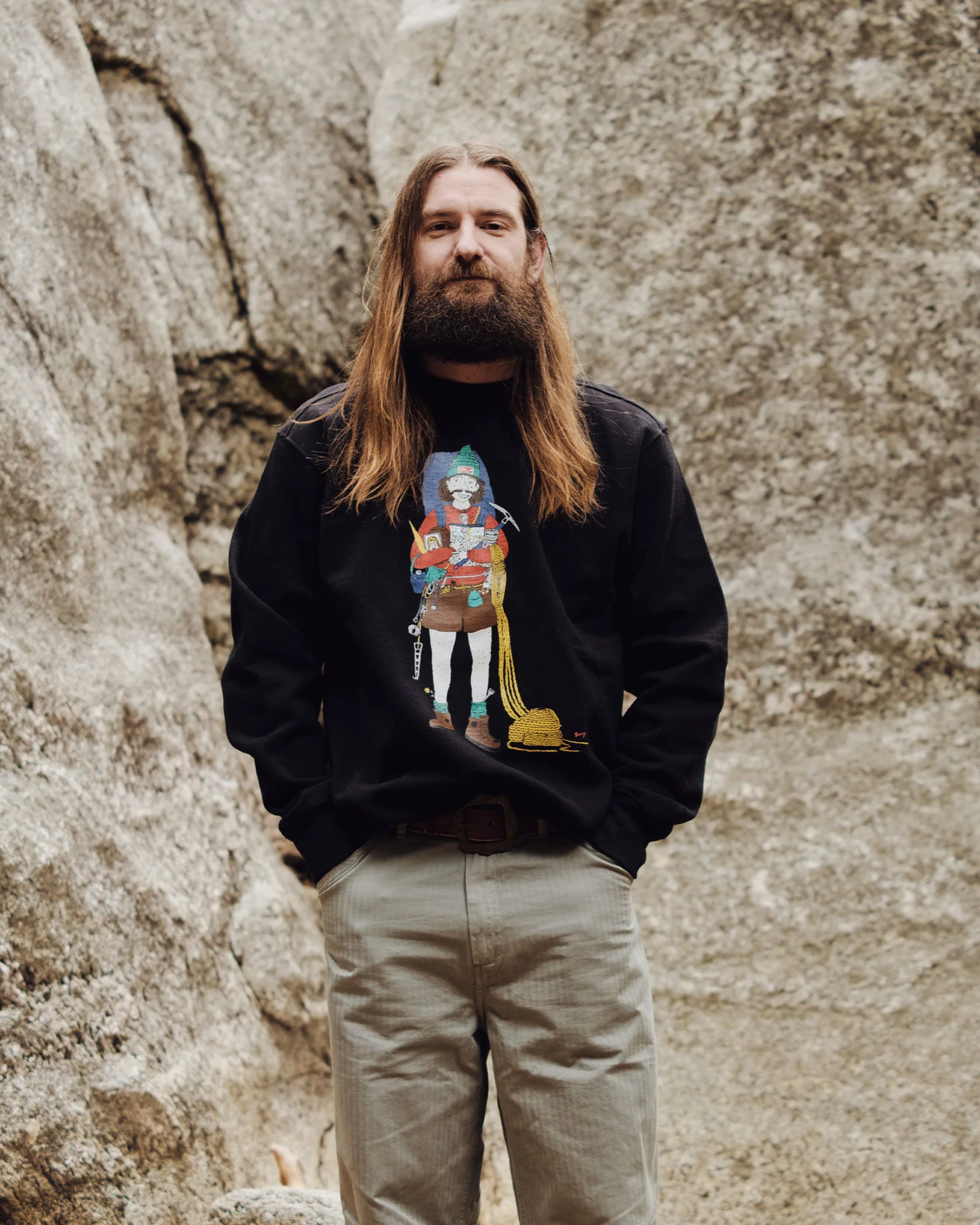 Wall Rat Sweatshirt - Black Licorice - Image 4