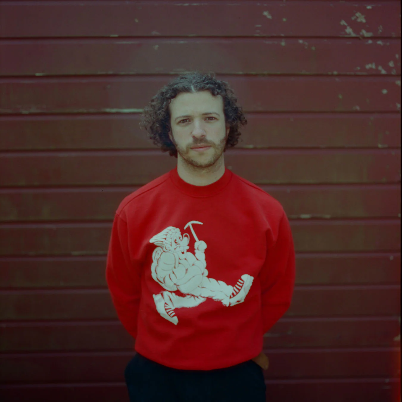 Wayne Logo Sweatshirt - Candy Cane - Image 3